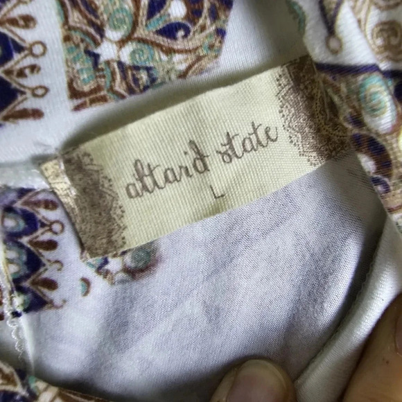 Altar'd State Caddo boho sleeveless mock neck mini dress - Picture 7 of 10